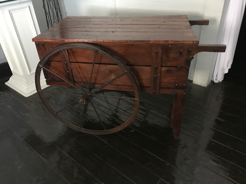 Wheel Barrel Table
